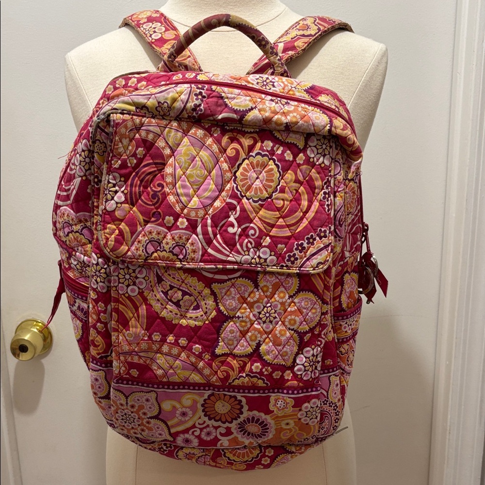 Vera Bradley Vibrant Patterned Backpack